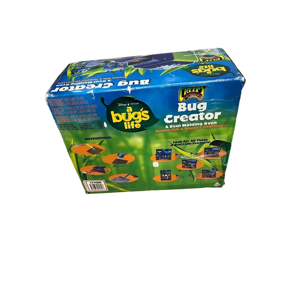 Vintage 1998 Disney Pixar A Bug's Life‎ Bug Creator Creepy Crawlers Molding Oven - Picture 11 of 13